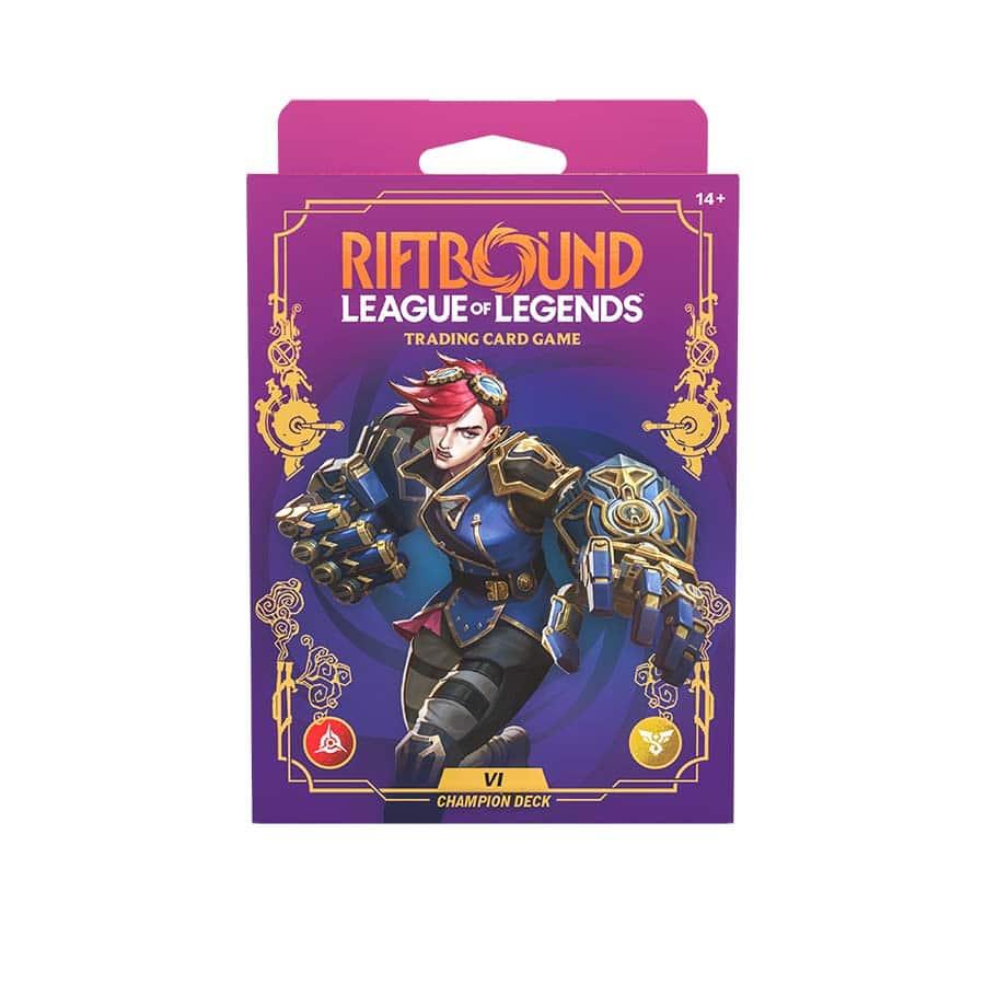 Riftbound TCG Set 3 Unleashed- Champion Deck Vi By UVS Games