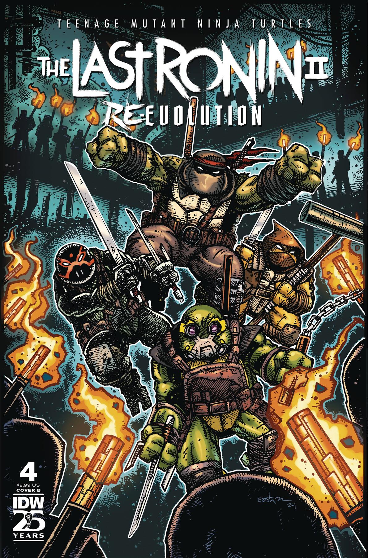 Tmnt The Last Ronin Ii Re Evolution #4 Cvr B Eastman (mr) Idw-prh Comic Book