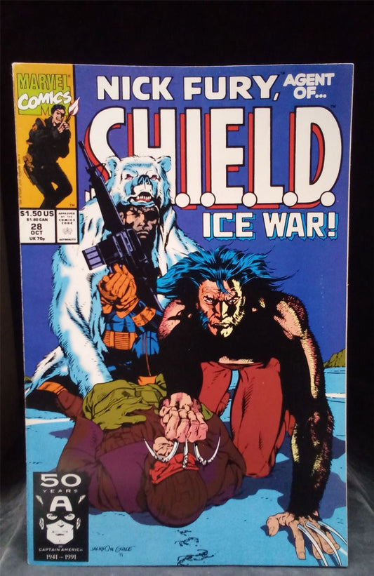 Nick Fury, Agent of SHIELD #28 1991 Marvel Comics Comic Book