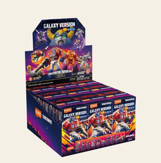 Blokees Figures Transformers Galaxy Version 08 One Shall Fall Blind Box by Blokees
