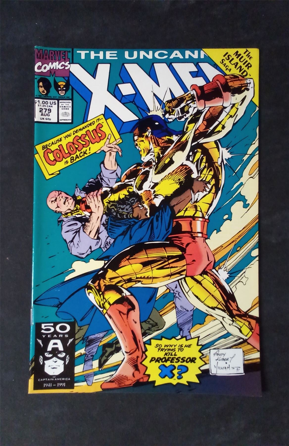 The Uncanny X-Men #279 Direct Edition 1991 marvel Comic Book