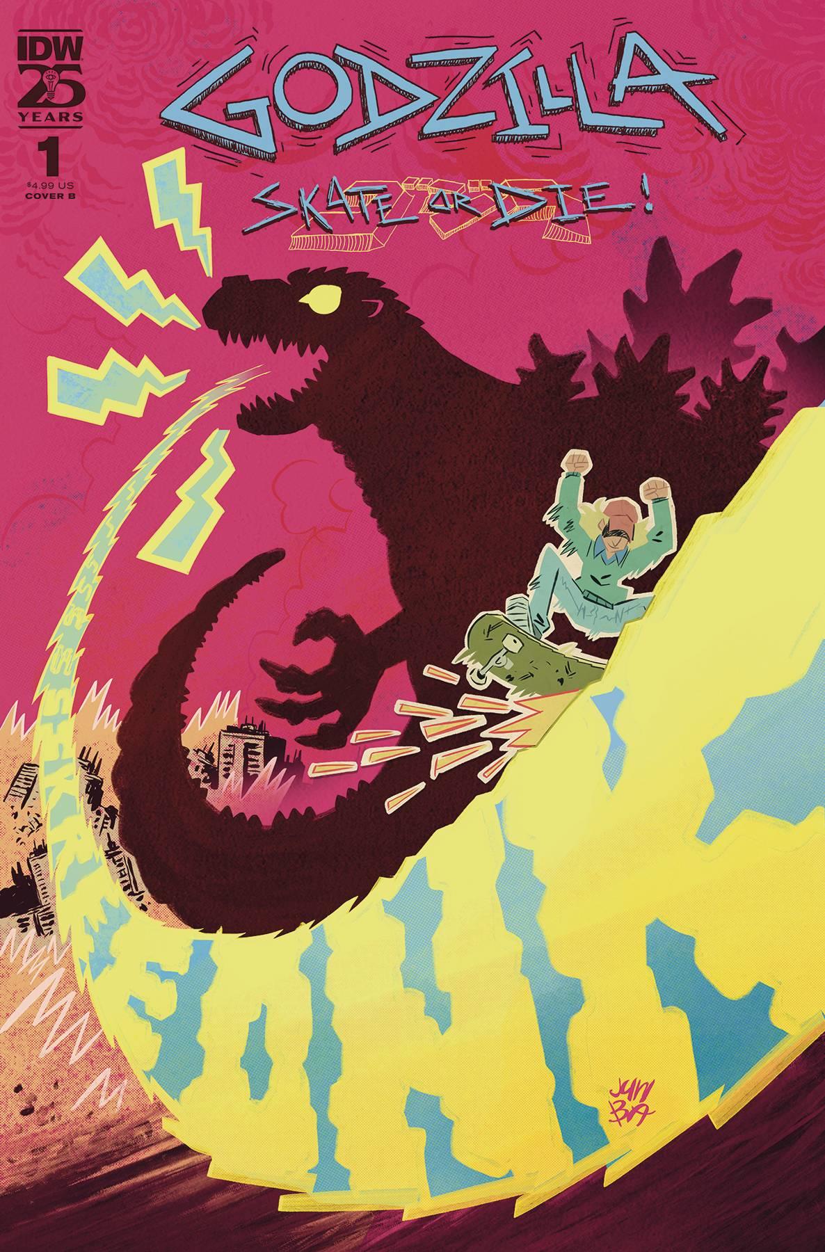 Godzilla Skate Or Die #1 Cvr B Ba Idw-prh Comic Book
