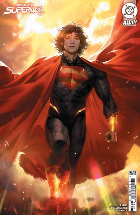 ABSOLUTE SUPERMAN #6 CVR B DERRICK CHEW CARD STOCK VAR  DC Comics Comic Book 2025