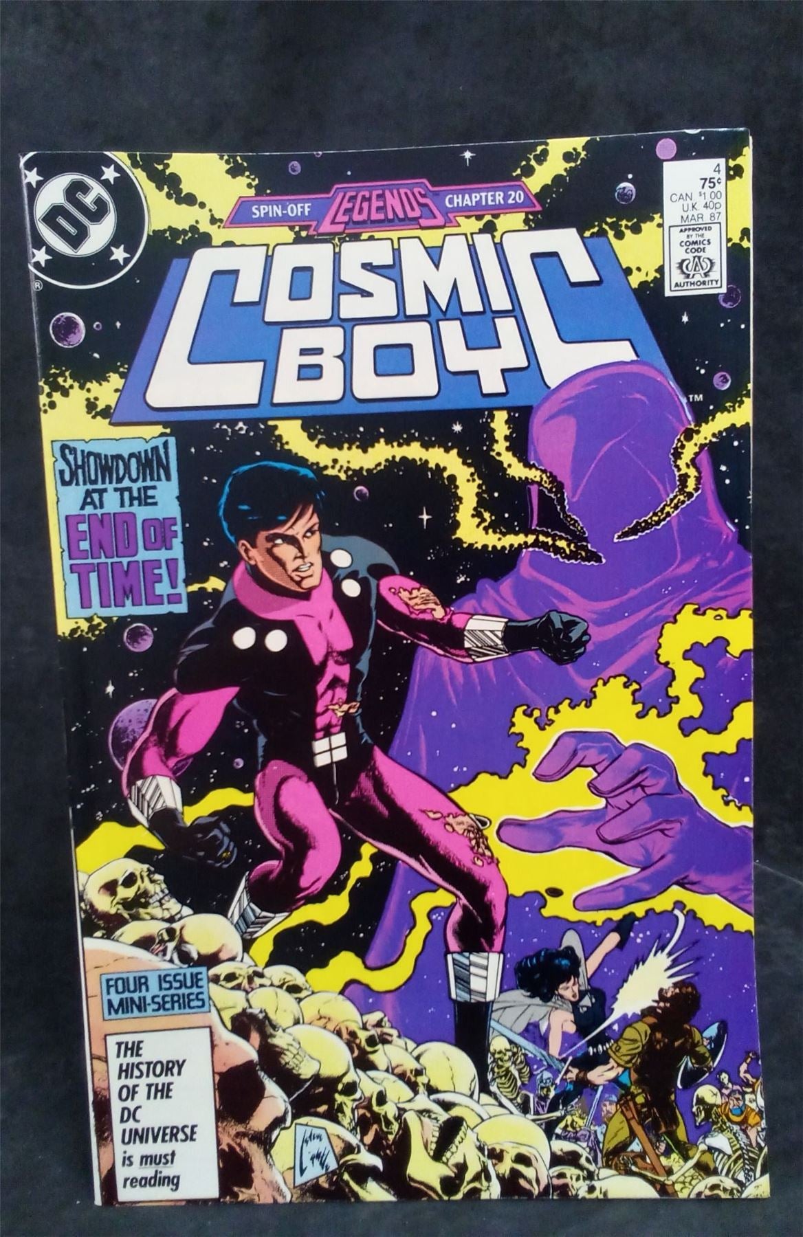 Cosmic Boy #4 1987 DC Comics Comic Book