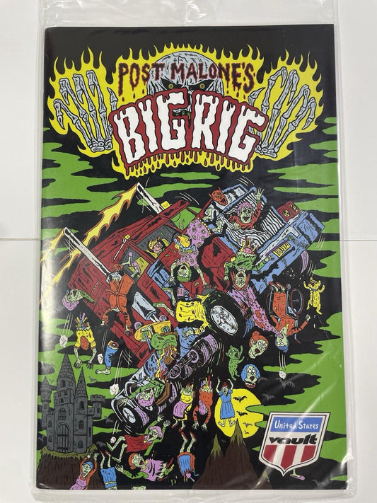 Post Malone's Big Rig #1 Sean Gordon Murphy Variant Artist Proof B&W Red Cover