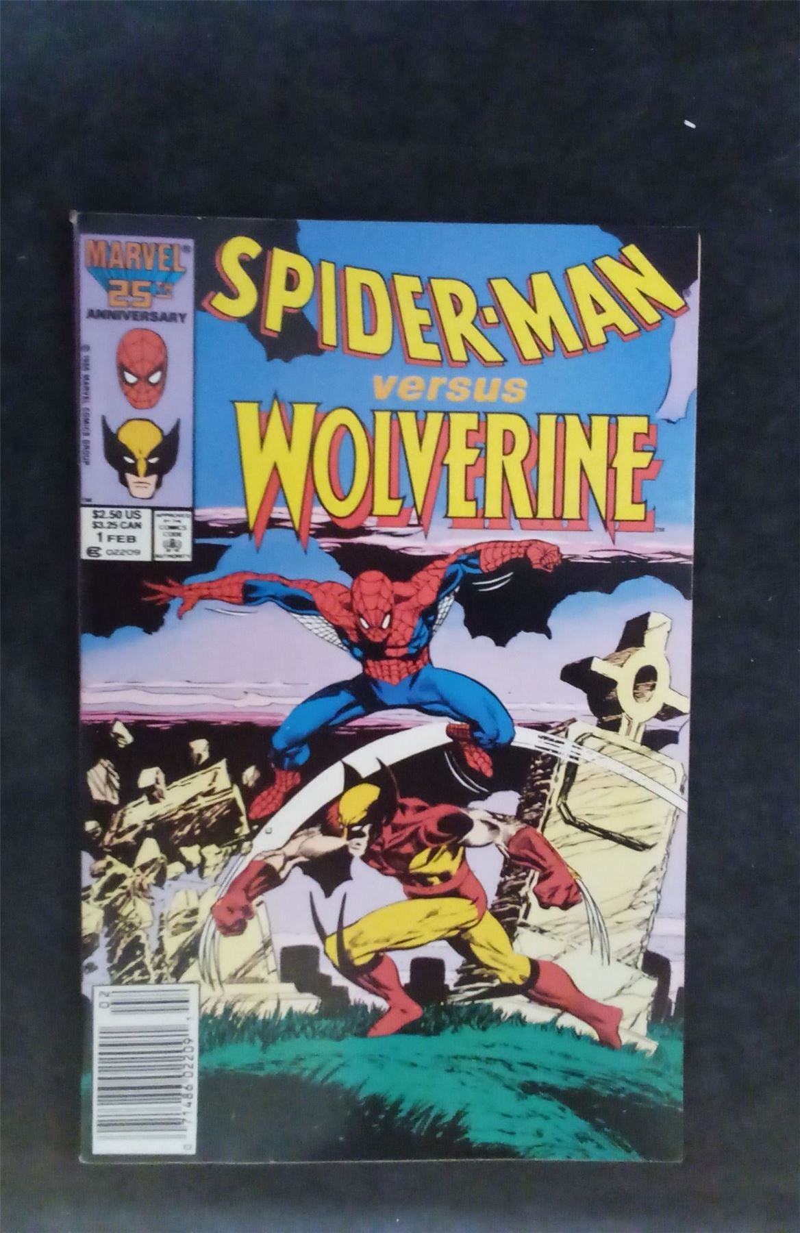 Spider-Man vs. Wolverine 1987 marvel Comic Book