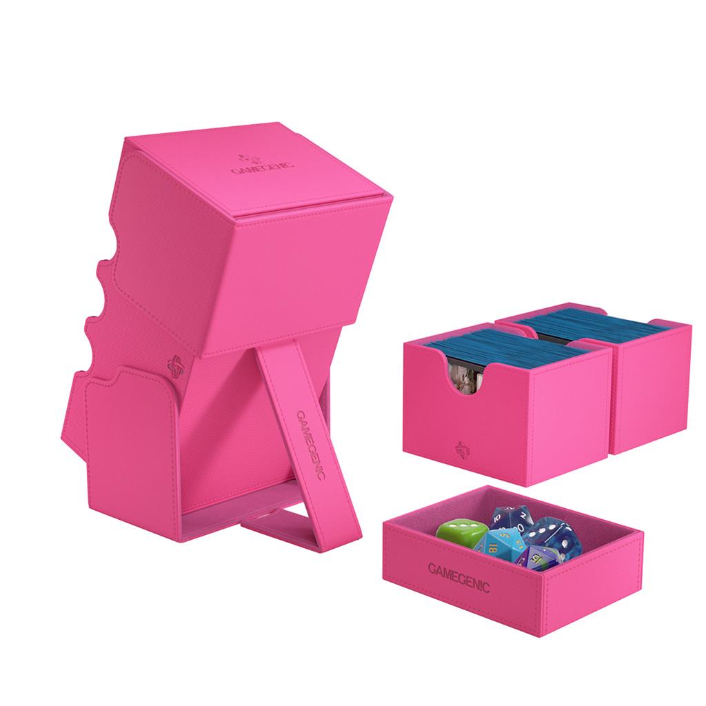 Stronghold Deck Box 200+ XL Pink TCG Gamegenic