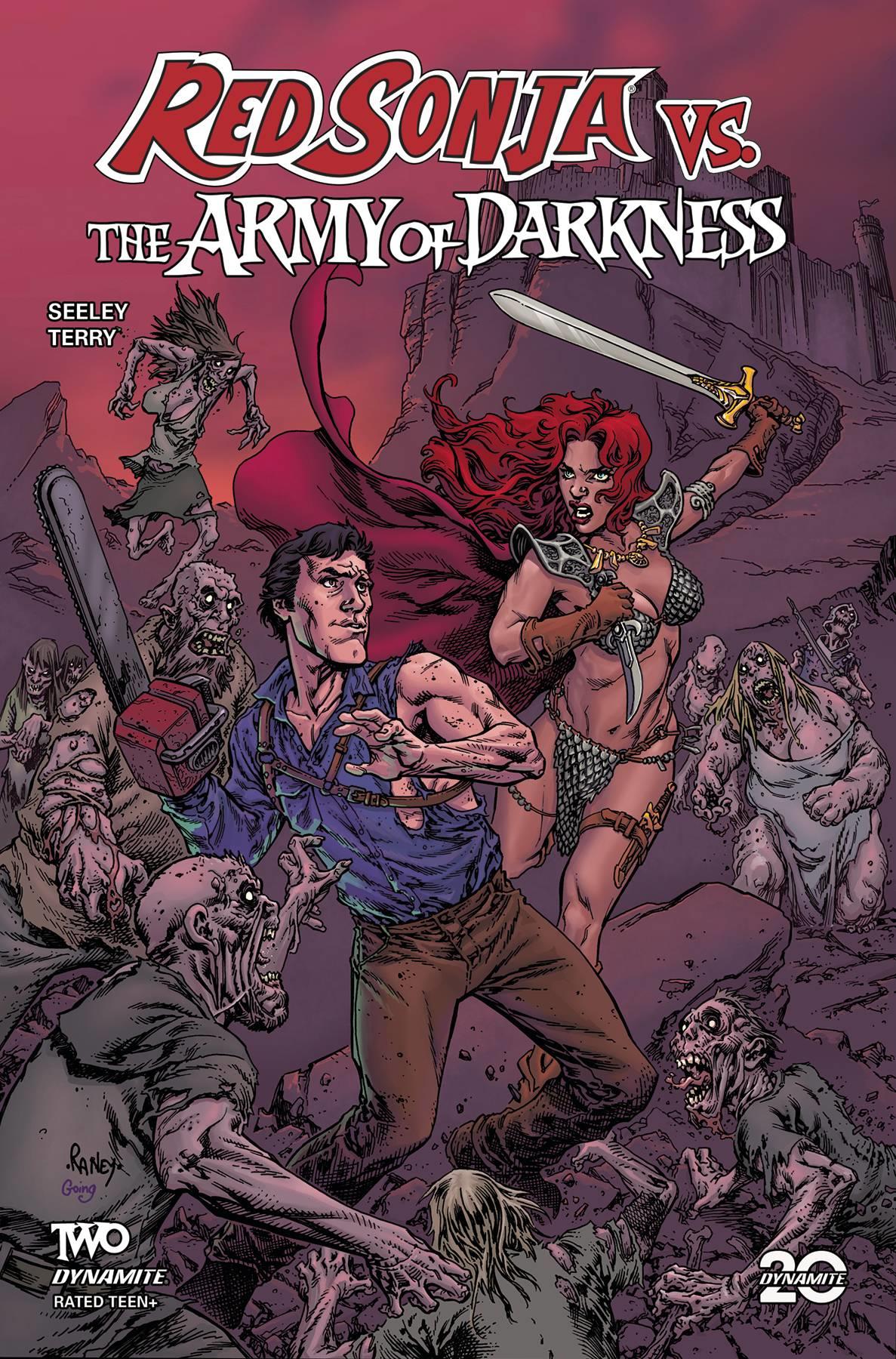 Red Sonja Vs Aod #2 Cvr C Raney Dynamite Comic Book