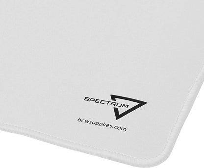 BCW Spectrum Playmat with Stitched Edging - White