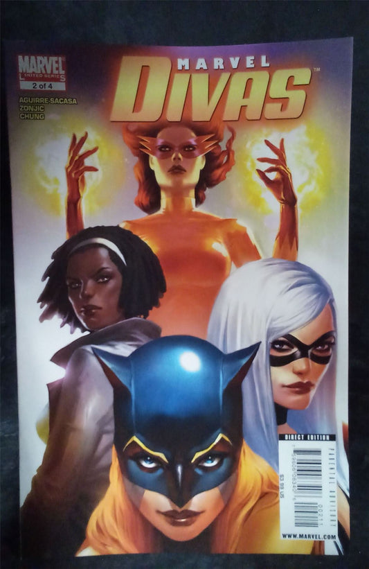 Marvel Comics Divas #2 2009 Marvel Comics Comic Book