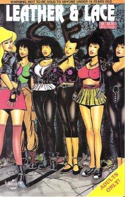 Leather & Lace  by Aircel ADULT Comic Book set #1, 2,3 4 and 5