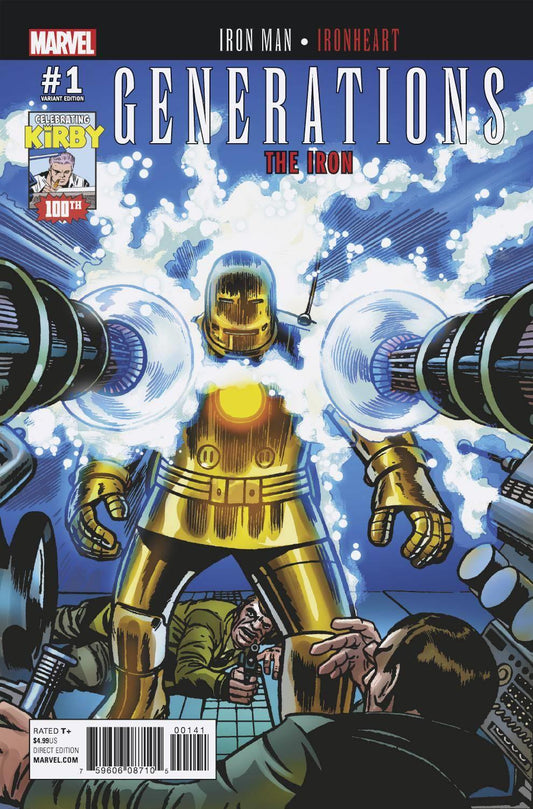 Generations Iron Man & Ironheart #1 Kirby 100 Var (Kirby 100 Var) Marvel Comics Comic Book