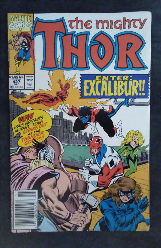 The Mighty Thor #427 1990 marvel Comic Book