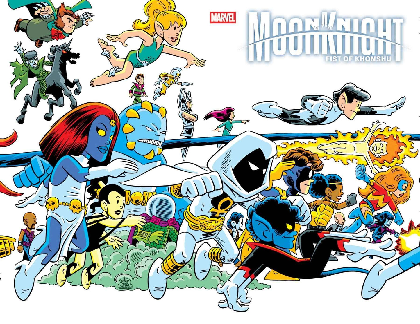 Moon Knight Fist Of Khonshu #7 Chris Giarrusso Connect Var I Chris Giarrusso Connect Var I Marvel Prh Comic Book 2025