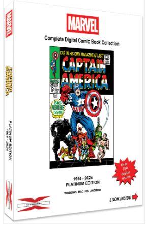 Captain America Complete Digital Comic Book Collection 1964 - 2024 Platinum Edition by GIT Collections