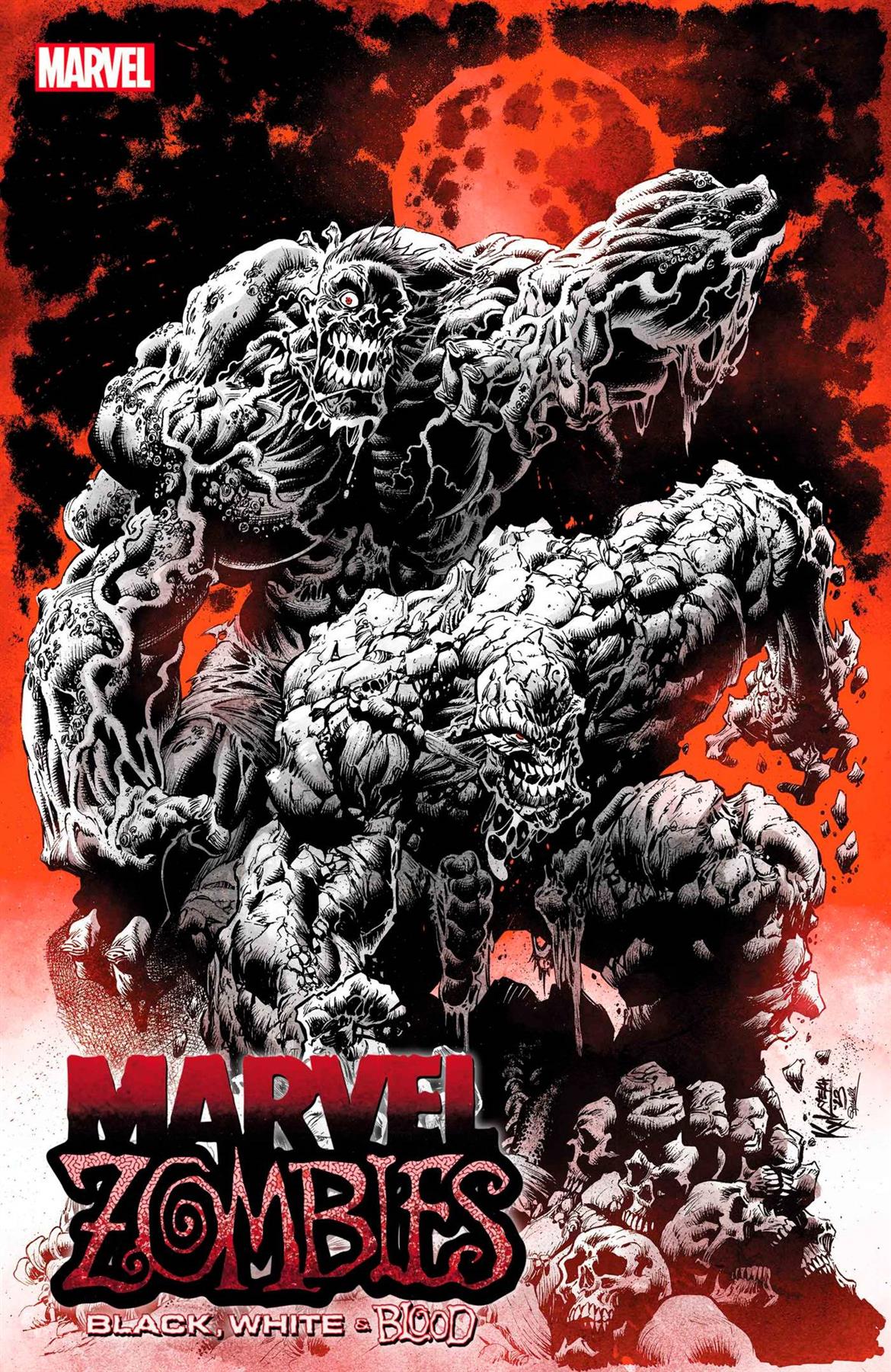 Marvel Zombies Black White Blood #4 () Marvel Prh Comic Book 2024