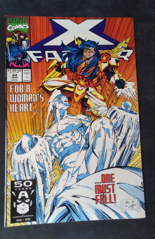 X-Factor #64 1991 marvel Comic Book