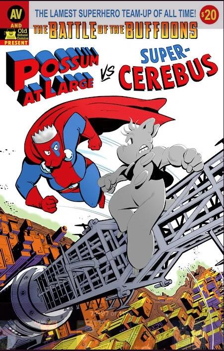 Possum At Large vs Super Cerebus Cerebus In Hell #85 Aardvark Vanaheim Comic Book