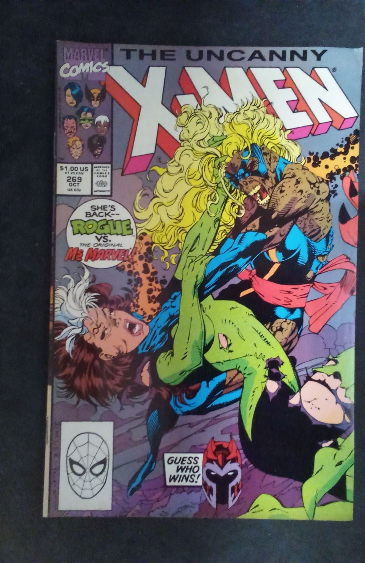 The Uncanny X-Men #269 1990 Marvel Comics Comic Book