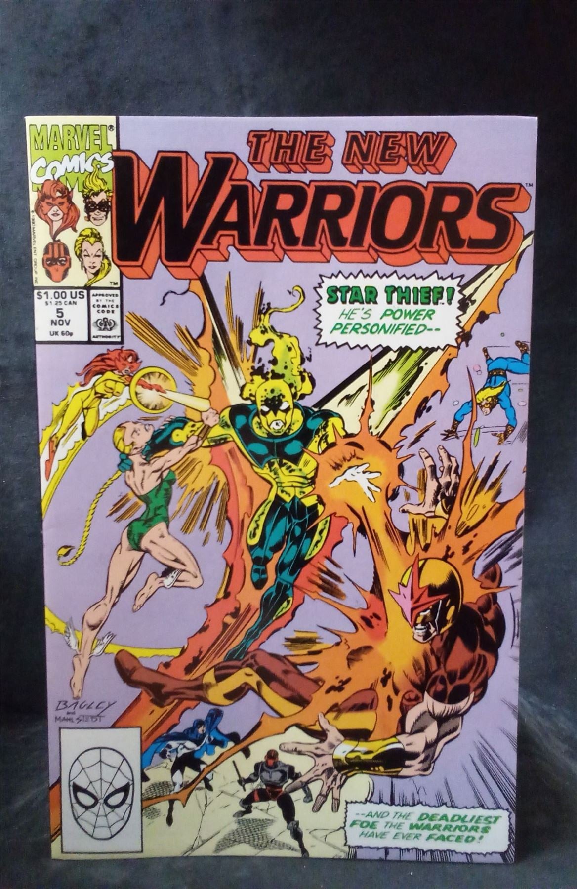 The New Warriors #5 1990 Marvel Comics Comic Book