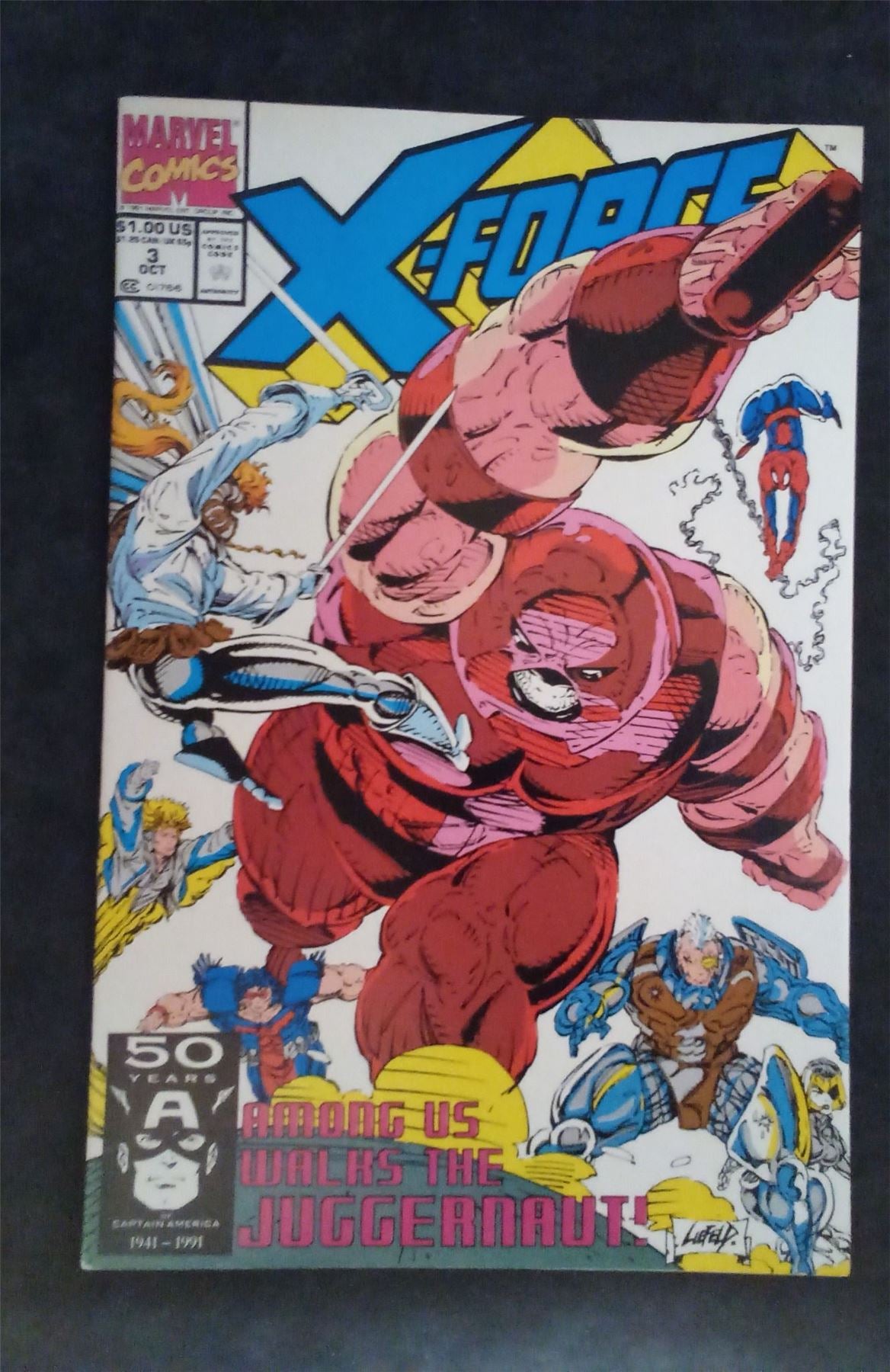 X-Force #3 1991 marvel Comic Book