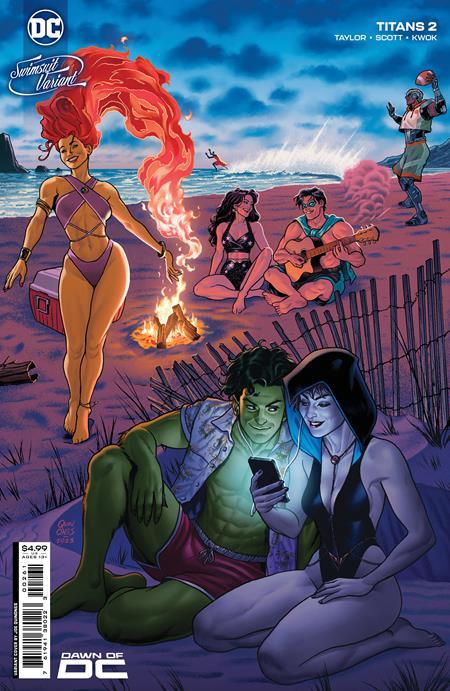 Titans #2 Cvr E Joe Quinones Swimsuit Card Stock Var DC Comics Comic Book