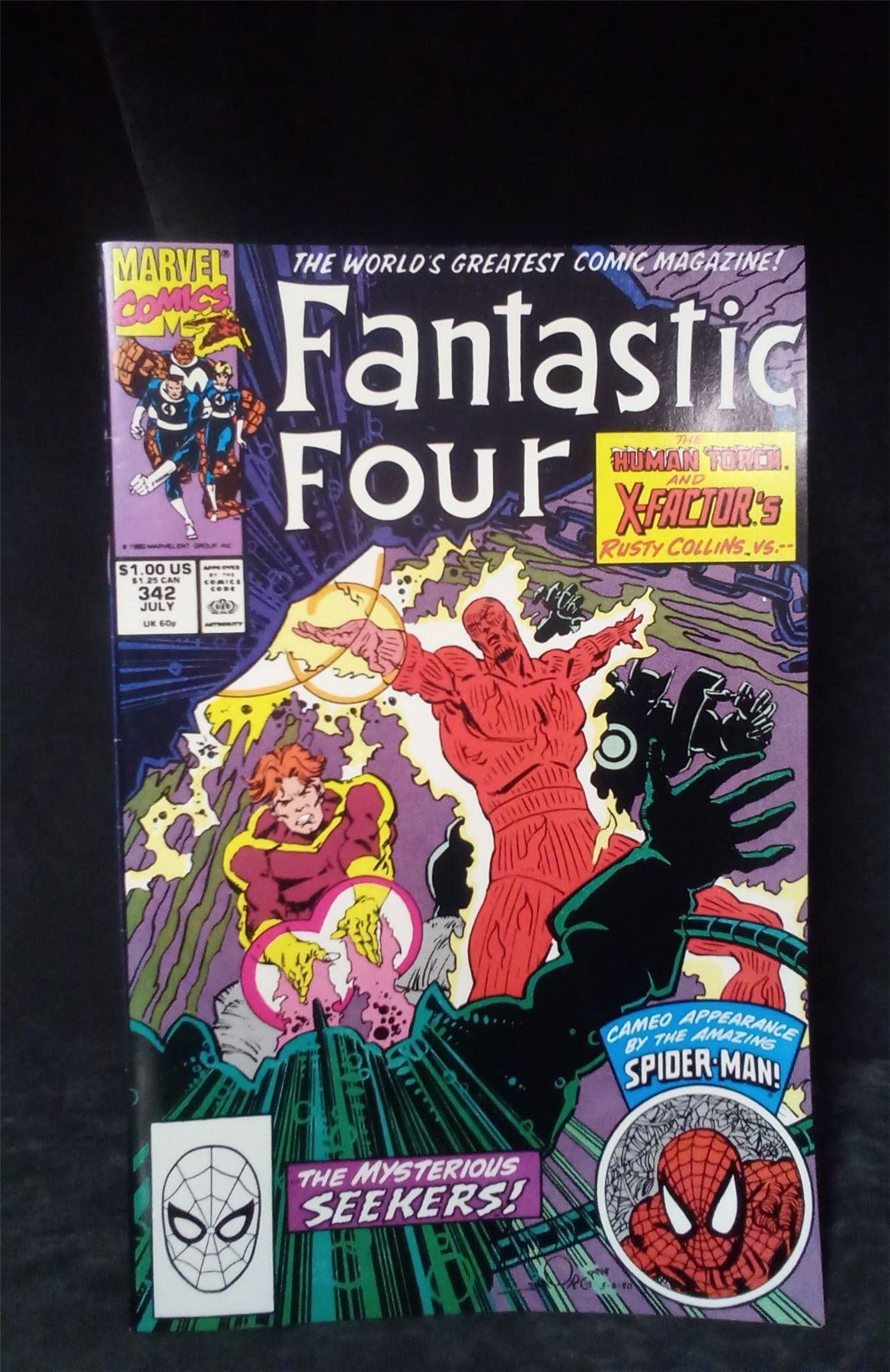 Fantastic Four #342 Direct Edition 1990 Marvel Comic Book