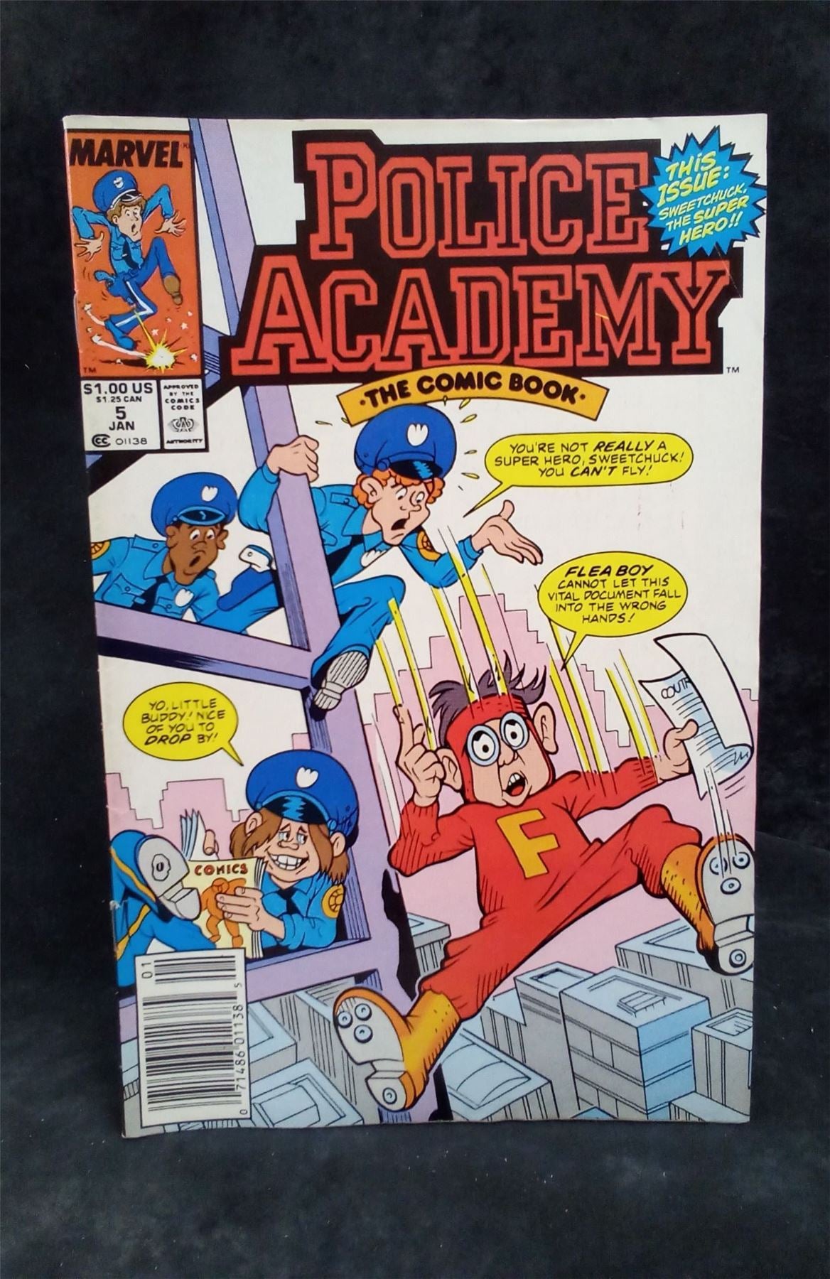 Police Academy #5 1990 Marvel Comics Comic Book