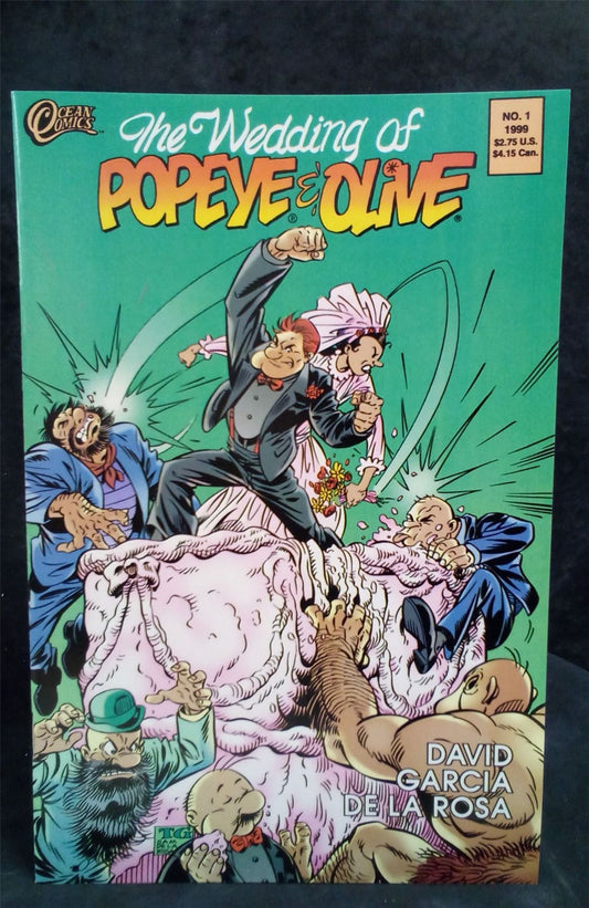 The Wedding of Popeye & Olive 1999 Comic Book