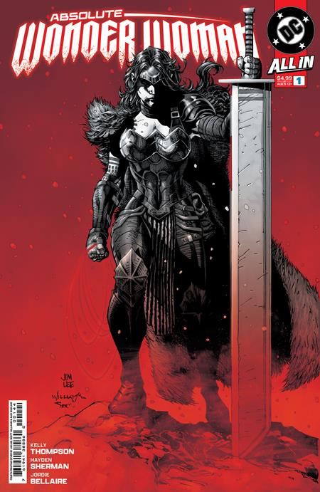 Absolute Wonder Woman #1 Fourth Printing Cvr A Jim Lee  DC Comics Comic Book 2025