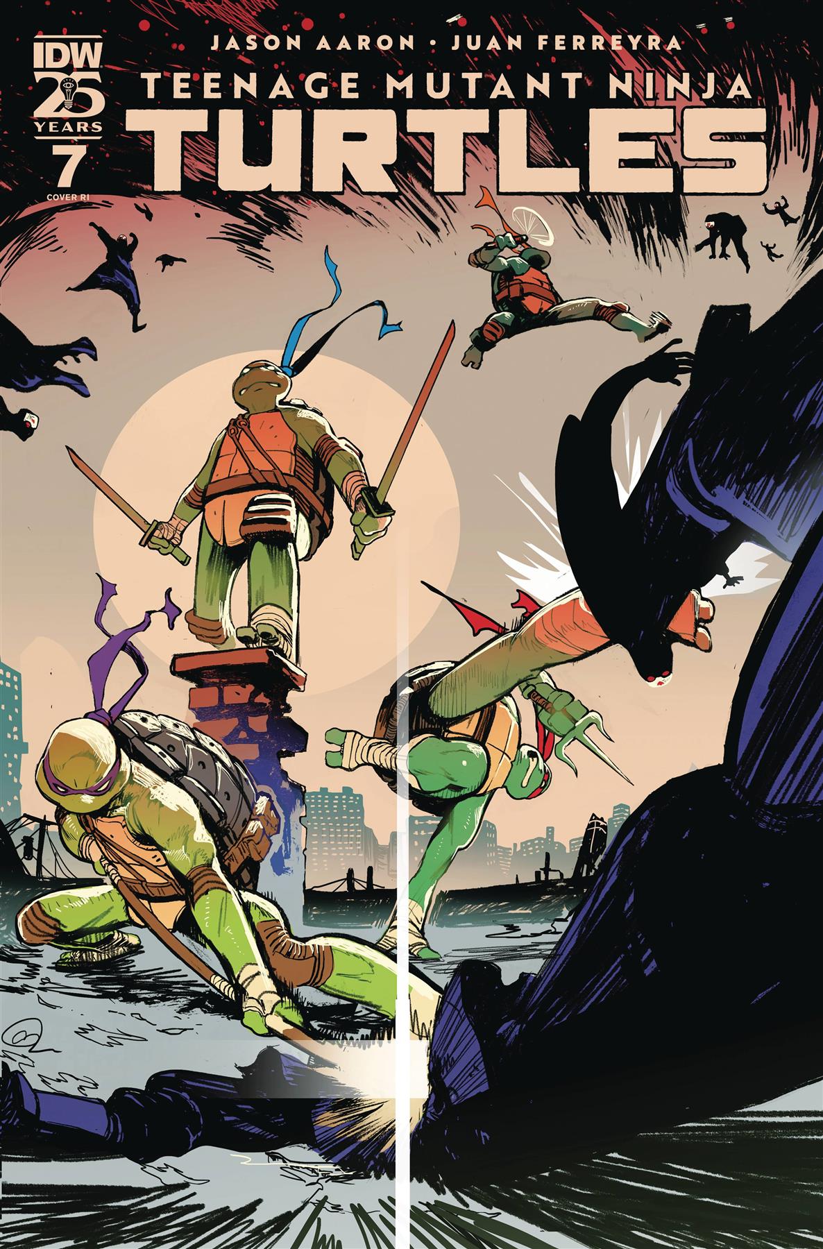 Teenage Mutant Ninja Turtles 2024 #7 25 Copy Rivas Incv 25 Copy Rivas Incv Idw-prh Comic Book 2025