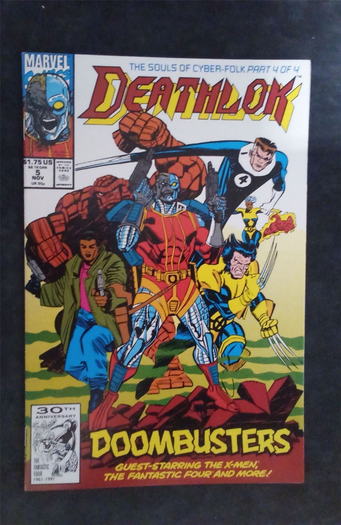 Deathlok #5 1991 marvel Comic Book