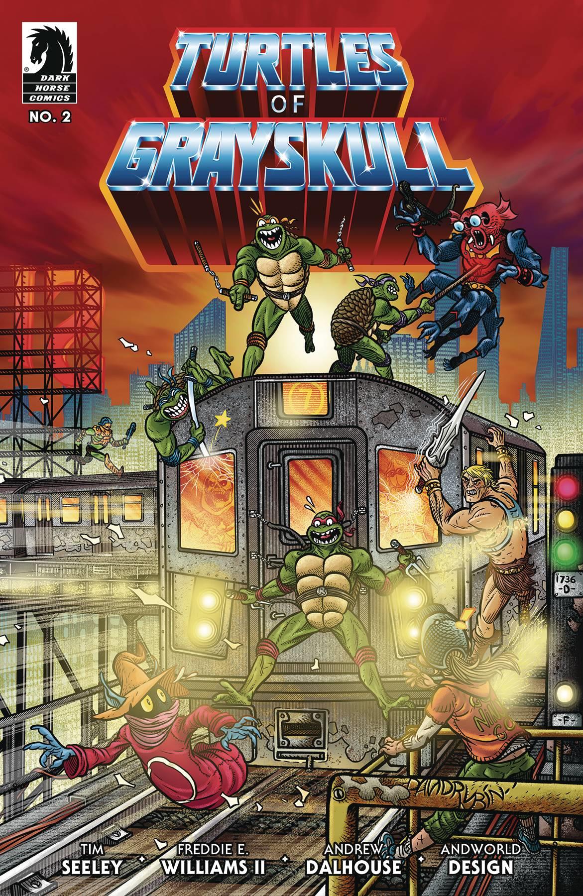 Masters Of Universe Tmnt Turtles Of Grayskull #2 Cvr C Rubin Dark Horse Prh Comic Book