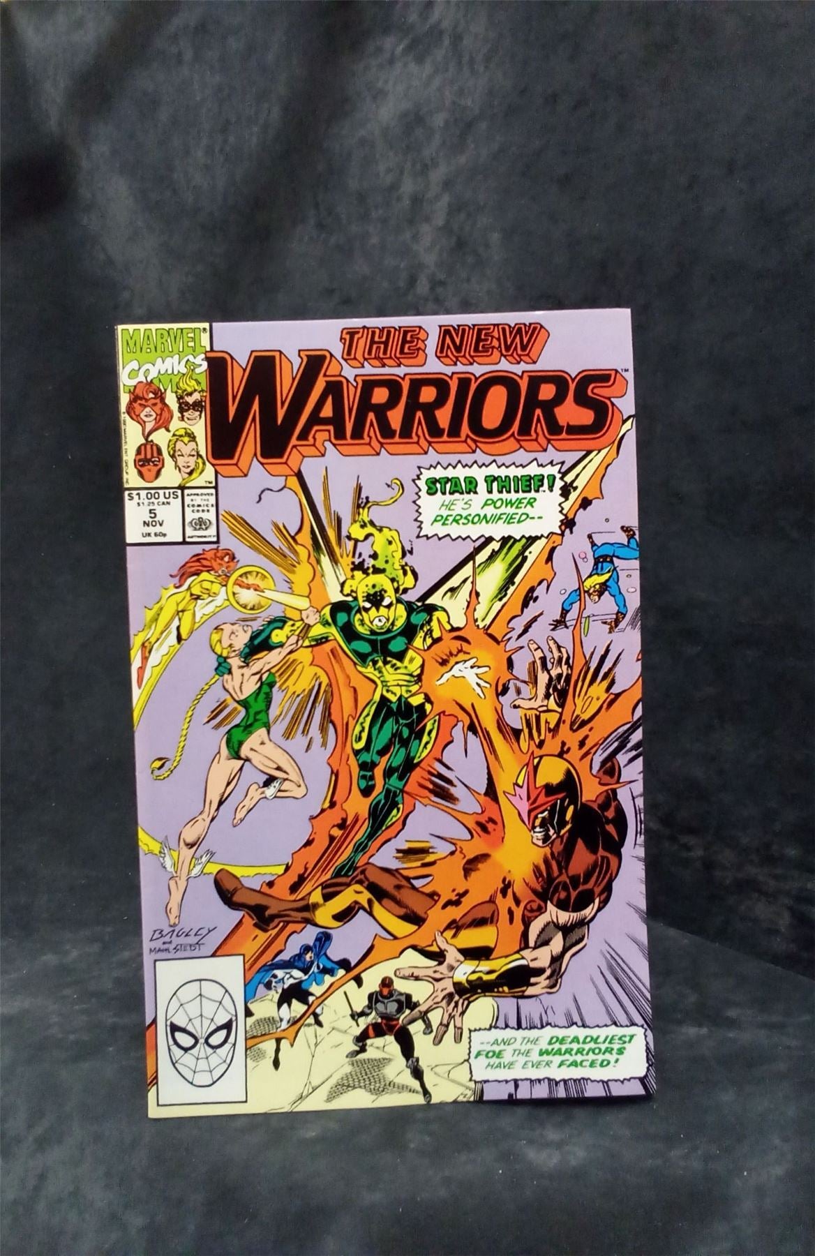 The New Warriors #5 1990 Marvel Comics Comic Book
