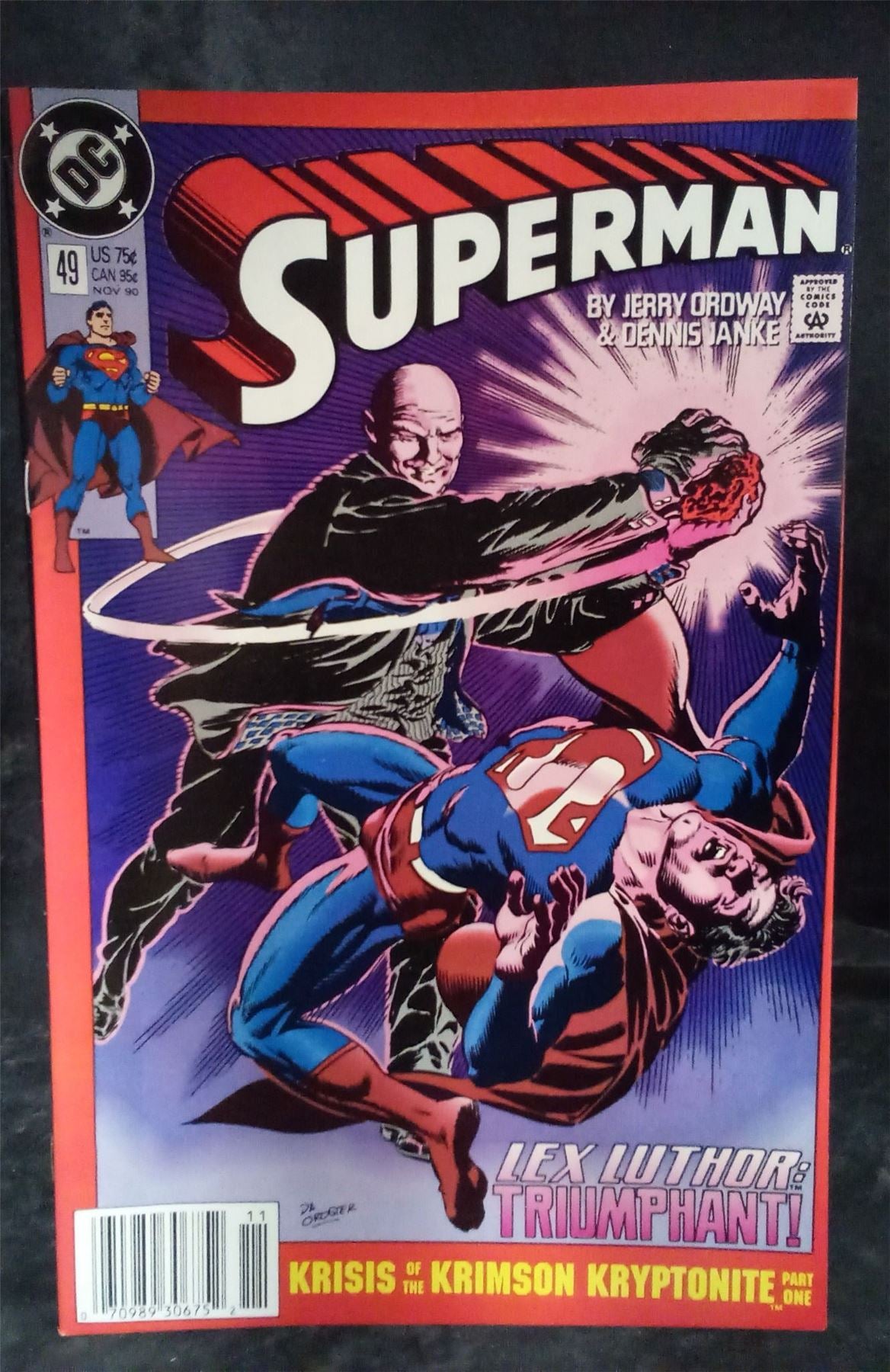 Superman #49 1990 DC Comics Comic Book