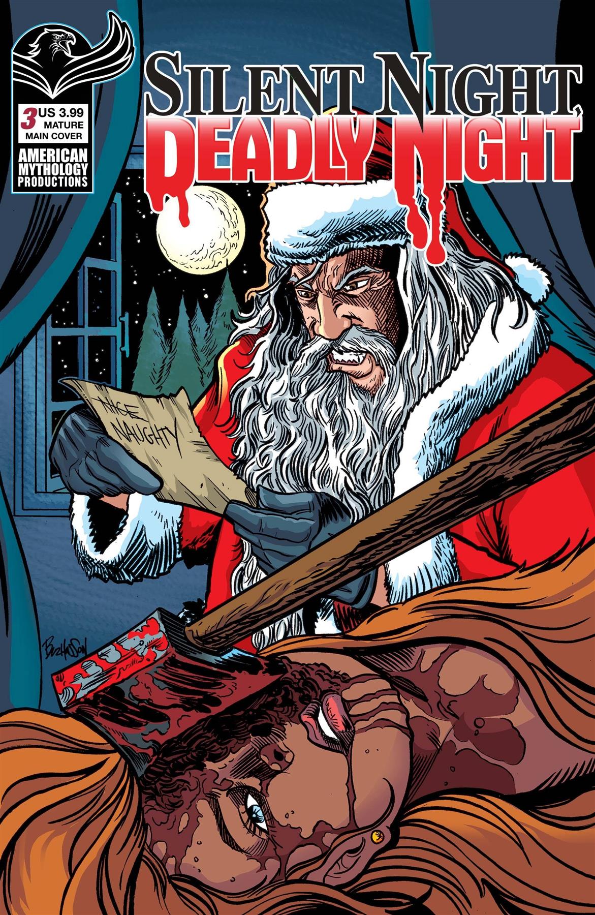 Silent Night Deadly Night #3 Main Cvr A Hasson (mr) American Mythology Productions Comic Book