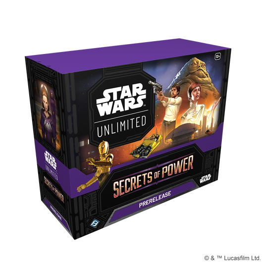 Star Wars Unlimited TCG Secrets of Power Prerelease Box By Fantasy Flight Games