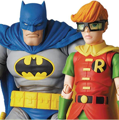 Batman The Dark Knight Returns Batman Blue Version and Robin MAFEX Action Figure Set by Medicom