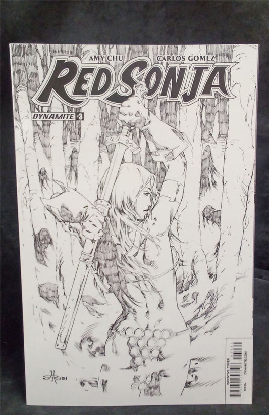 Red Sonja #3 Cover H 2018 Dynamite Entertainment Comic Book