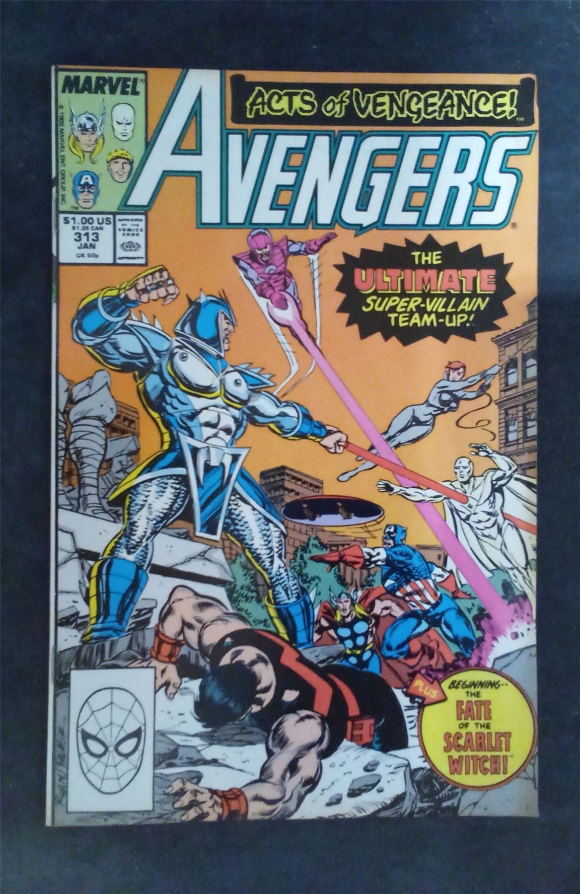 The Avengers #313 1990 marvel Comic Book – JAF Comics