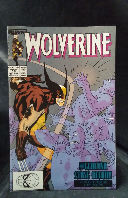 Wolverine #16 1989 Marvel Comics Comic Book