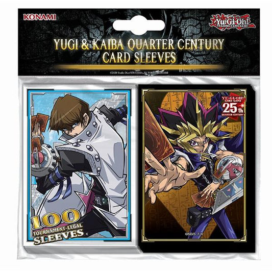 Yu-Gi-Oh! Yugi & Kaiba Quarter Century Card Sleeves 100ct