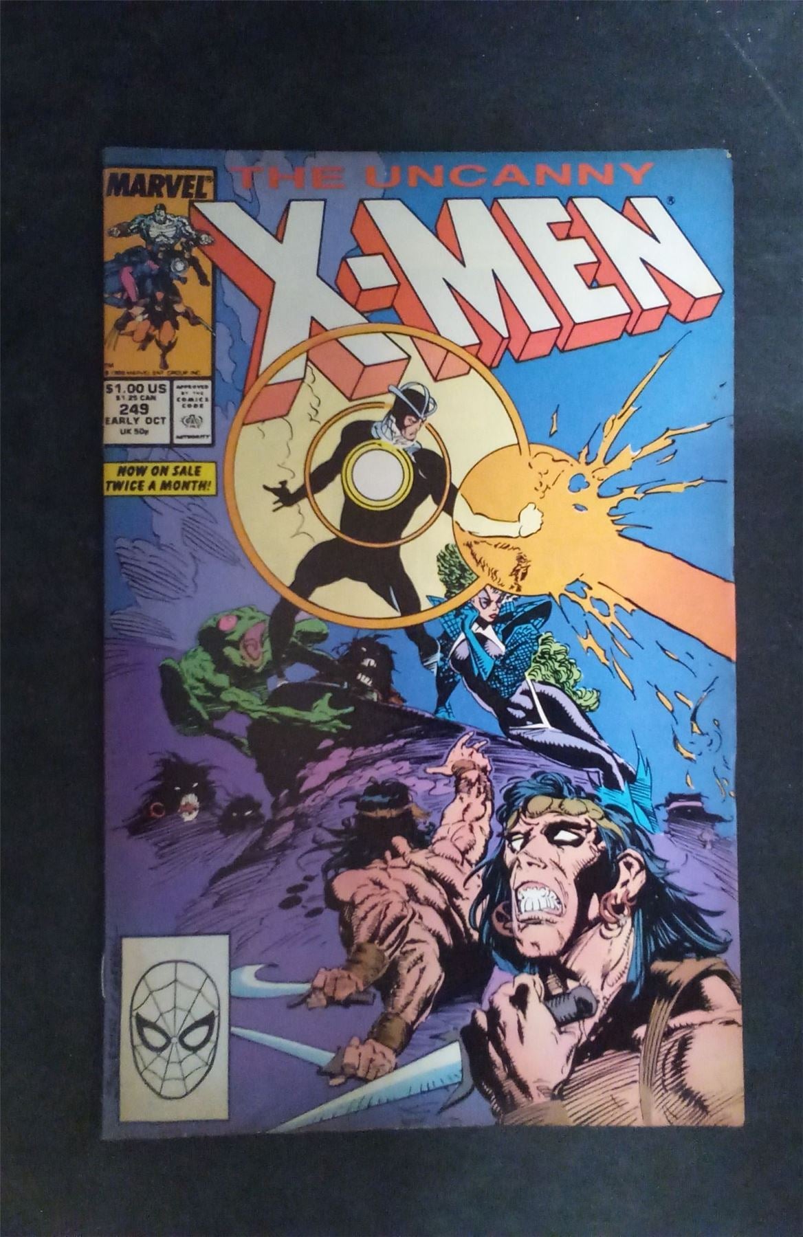 The Uncanny X-Men #249 1989 Marvel Comics Comic Book