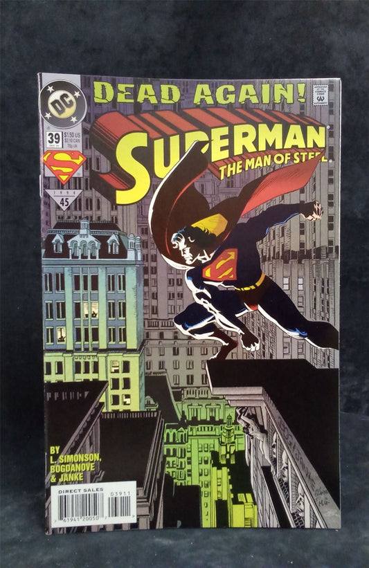 Superman: The Man of Steel #39 1994 DC Comics Comic Book