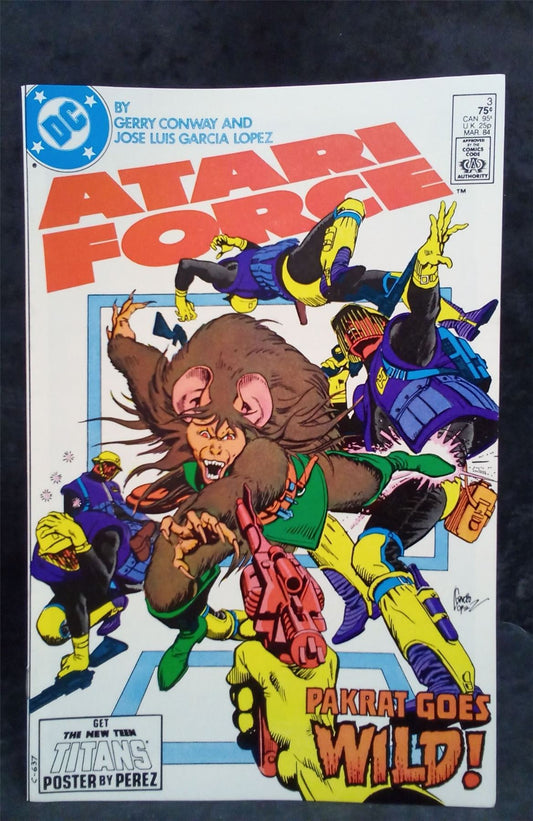 Atari Force #3 1984 DC Comics Comic Book