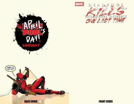 Deadpool Kills The Marvel U One Last Time #1 April Pools Blank Marvel Prh Comic Book