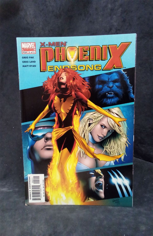 X-Men: Phoenix - endsong #2 Red Costume Cover 2005 Marvel Comic Book