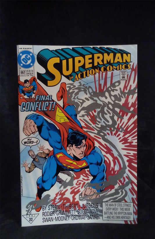 Action Comics #667 1991 DC Comics Comic Book