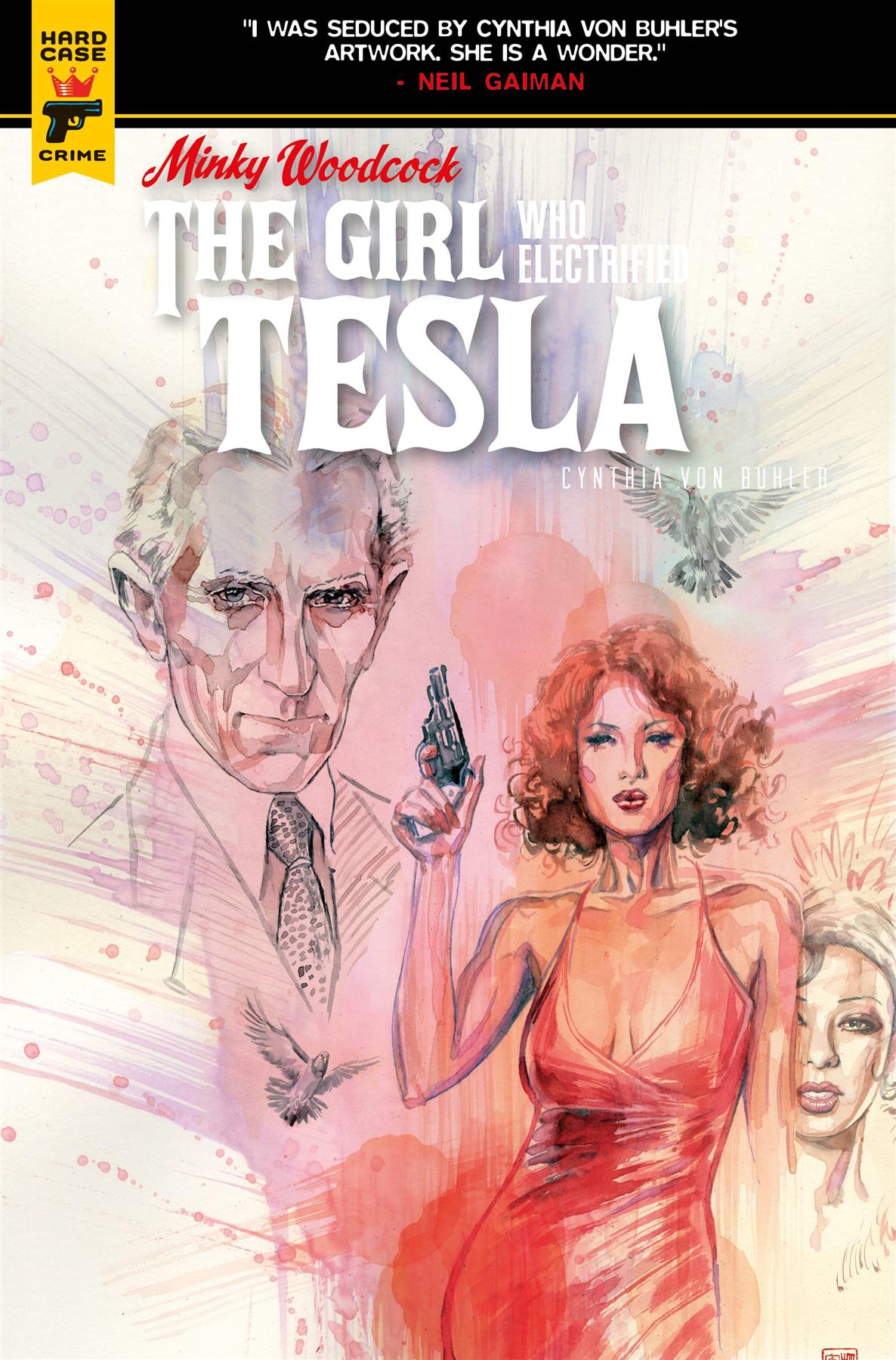 Minky Woodcock Girl Electrified Tesla #3 Cvr A Mack (mr) Titan Comics Comic Book