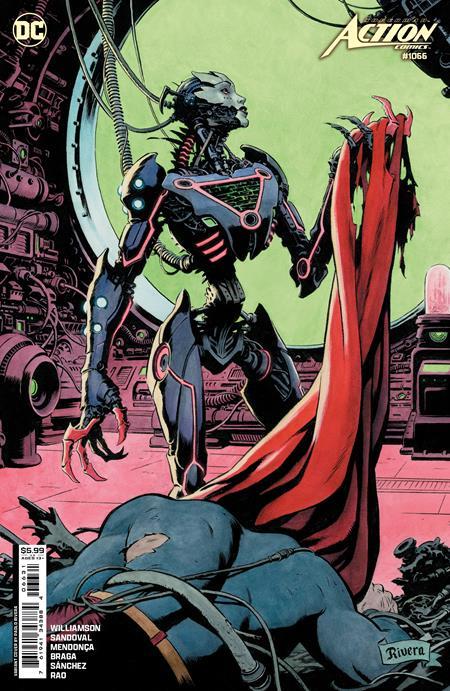 Action Comics #1066 Cvr C Paolo Rivera Card Stock Var (house Of Brainiac) DC Comics Comic Book